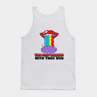 This Past Weekend Retro Rainbow Lips Tank Top